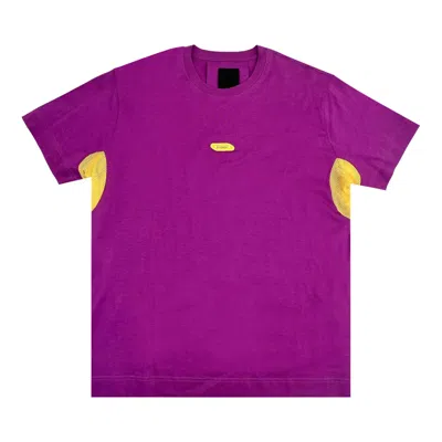 Pre-owned Givenchy Logo Crewneck Short-sleeve T-shirt 'grape' | Purple | Men's Size Xs