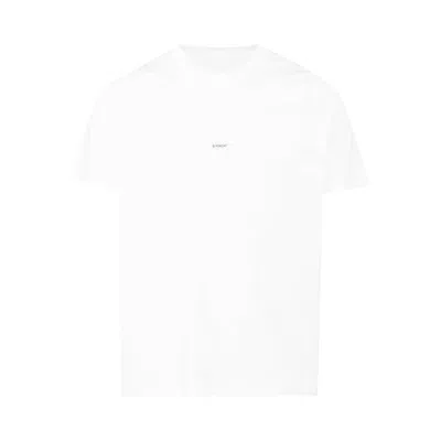 Pre-owned Givenchy Logo Crewneck Short-sleeve T-shirt 'white' | Men's Size M