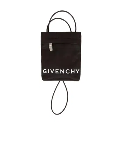 Givenchy Logo Crossbody Bag In Black