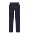 Givenchy Logo Denim Trousers In Black