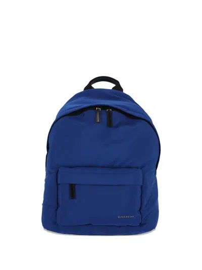 Givenchy Logo-detail Backpack In Blue