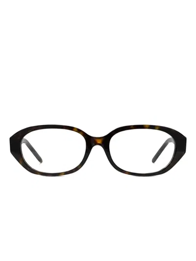 Givenchy Logo-detail Glasses In Brown