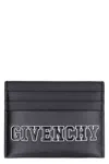 GIVENCHY GIVENCHY LOGO DETAIL LEATHER CARD HOLDER