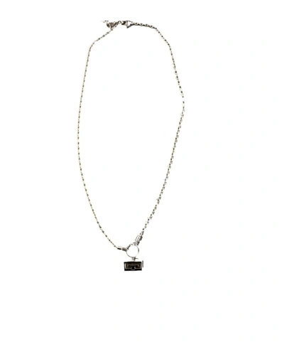 Givenchy Logo Detail Necklace In Yellow