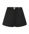 Givenchy Logo Detail Shorts In Black