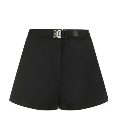 Givenchy Logo Detail Shorts In Black
