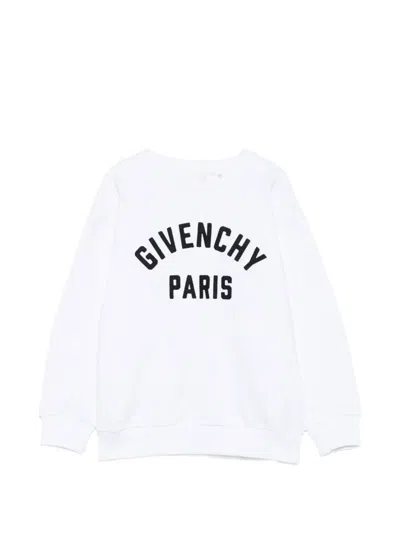 Givenchy Kids' Logo-detail Sweatshirt In White