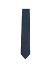 Givenchy Embroidered 4g Silk Tie In Blue