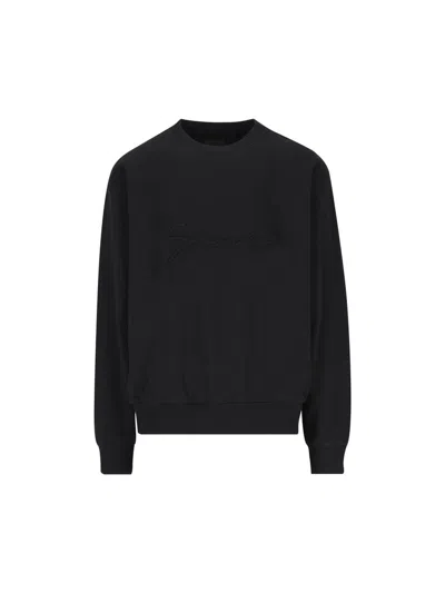 Givenchy Embossed Logo Sweatshirt In Black