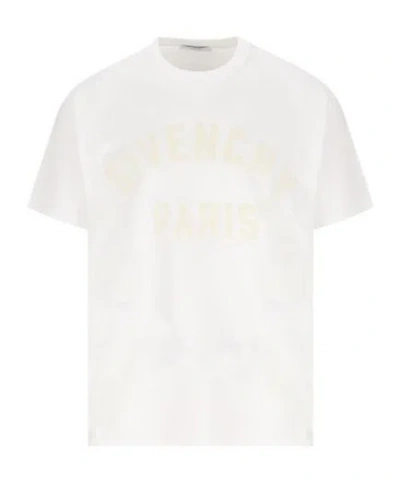 GIVENCHY GIVENCHY LOGO DETAILED CREWNECK T-SHIRT