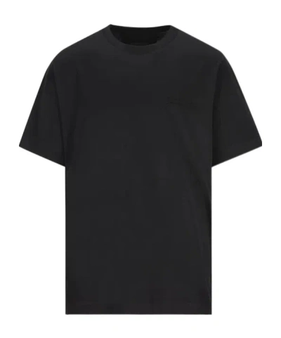 GIVENCHY GIVENCHY LOGO DETAILED CREWNECK T-SHIRT