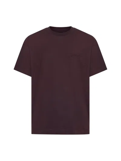 Givenchy Logo Detailed Crewneck T-shirt In Red