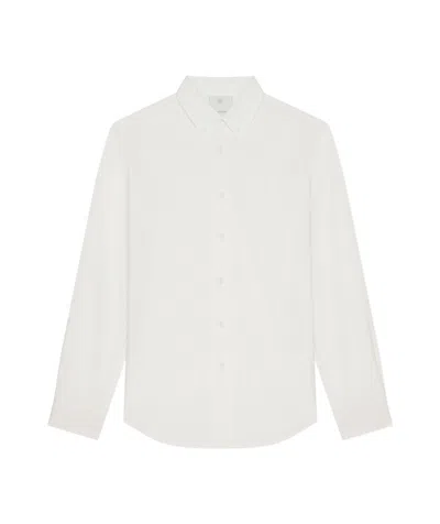 Givenchy Logo Detailed Long-sleeved Shirt In White