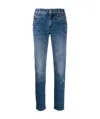 Givenchy Logo Details Jeans In Blue