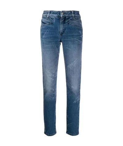 Givenchy Logo Details Jeans In Blue