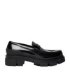 Givenchy 4g Logo Leather Loafers In Black