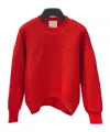 Givenchy Signature 4g Motif Crew Neck Sweater In Red