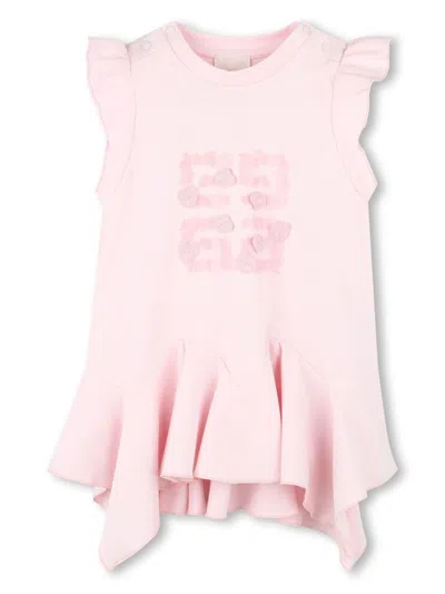 Givenchy Kids' Logo Dress In Pink