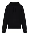 Givenchy Hoodie With Baroque Embossing Sweatshirts In Black