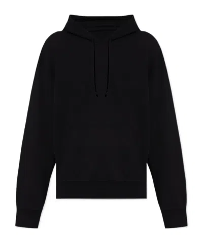 GIVENCHY GIVENCHY LOGO DETAILED DRAWSTRING HOODIE