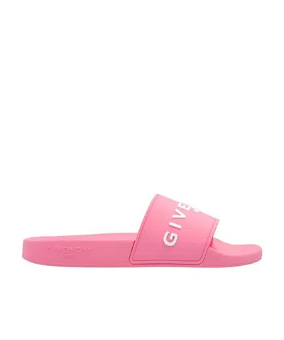 GIVENCHY GIVENCHY PARIS SLIP-ON FLAT SLIDES
