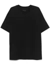 Givenchy Logo-embossed T-shirt In Black