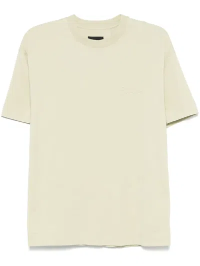 Givenchy Logo-embossed T-shirt In Green