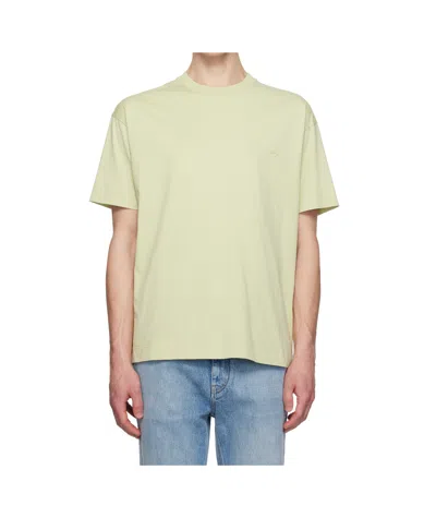 Givenchy Logo-embossed T-shirt In Green