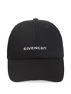 Givenchy Logo Embroidered Baseball Cap In Black