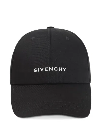 GIVENCHY LOGO-EMBROIDERED BASEBALL CAP