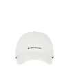 Givenchy Logo Embroidered Baseball Cap In White