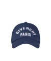 Givenchy Embroidered Cap With Curved Brim And Metal Buckle