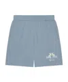 Givenchy Bermuda Shorts In Fleece With Hubert Objects Embroidery In Gray
