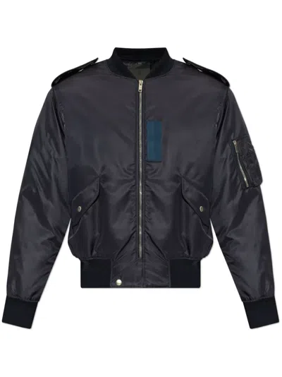 GIVENCHY LOGO-EMBROIDERED BOMBER JACKET