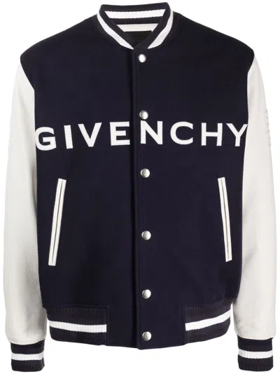 Givenchy Men Bomber Jacket In Black