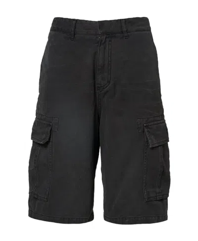Givenchy Logo-embroidered Cargo Shorts In Black