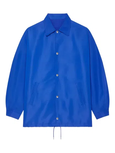 GIVENCHY LOGO-EMBROIDERED COACH JACKET