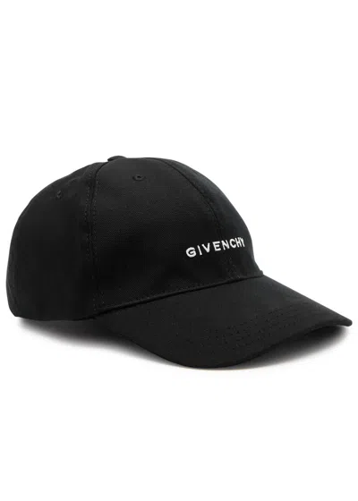 GIVENCHY GIVENCHY LOGO-EMBROIDERED COTTON-BLEND CAP