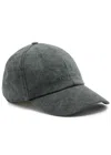 Givenchy Logo-embroidered Cotton Cap In Gray