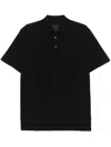 Givenchy Logo-embroidered Cotton Polo Shirt In Black