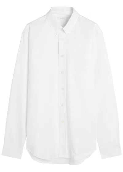Givenchy Logo-embroidered Cotton Shirt In White