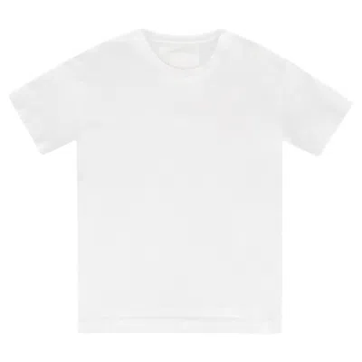 Pre-owned Givenchy Logo Embroidered Cotton T-shirt In Gray