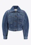 Givenchy Jean Paul Gaultier Multicolor The Yellow Butterfly Polyamide Cardigan In Blue