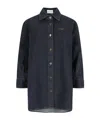 Givenchy Shirt In Denim With  Embroidery