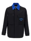 Givenchy Logo-embroidered Jacket In Blue