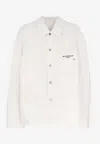 Givenchy Logo-embroidered Jacket In White