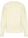 Givenchy Logo Embroidered Wool Sweater In Neutral