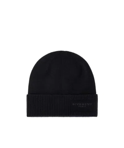 Givenchy Ribbed Hat In Black