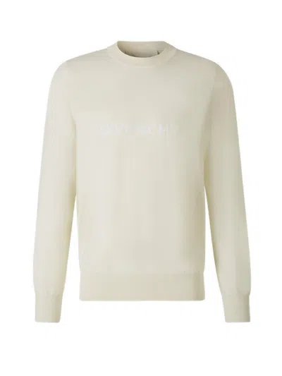Givenchy Men's Ivory Cotton Sweater In White