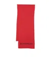 Givenchy 4g-motif Logo-embroidered Scarf In Red